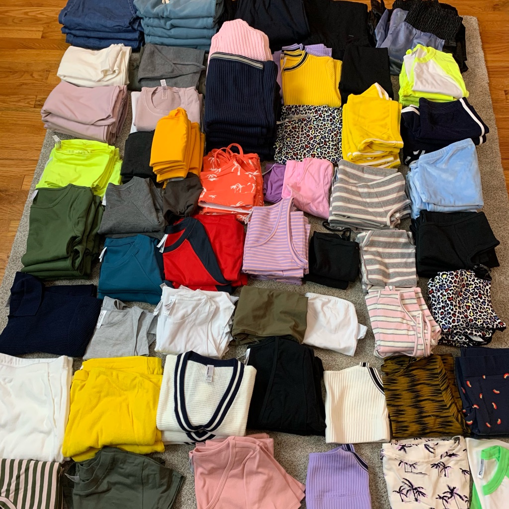 Huge Lot 171 Pieces Vintage Y2k American Apparel Mens & Womens Clothing All New!